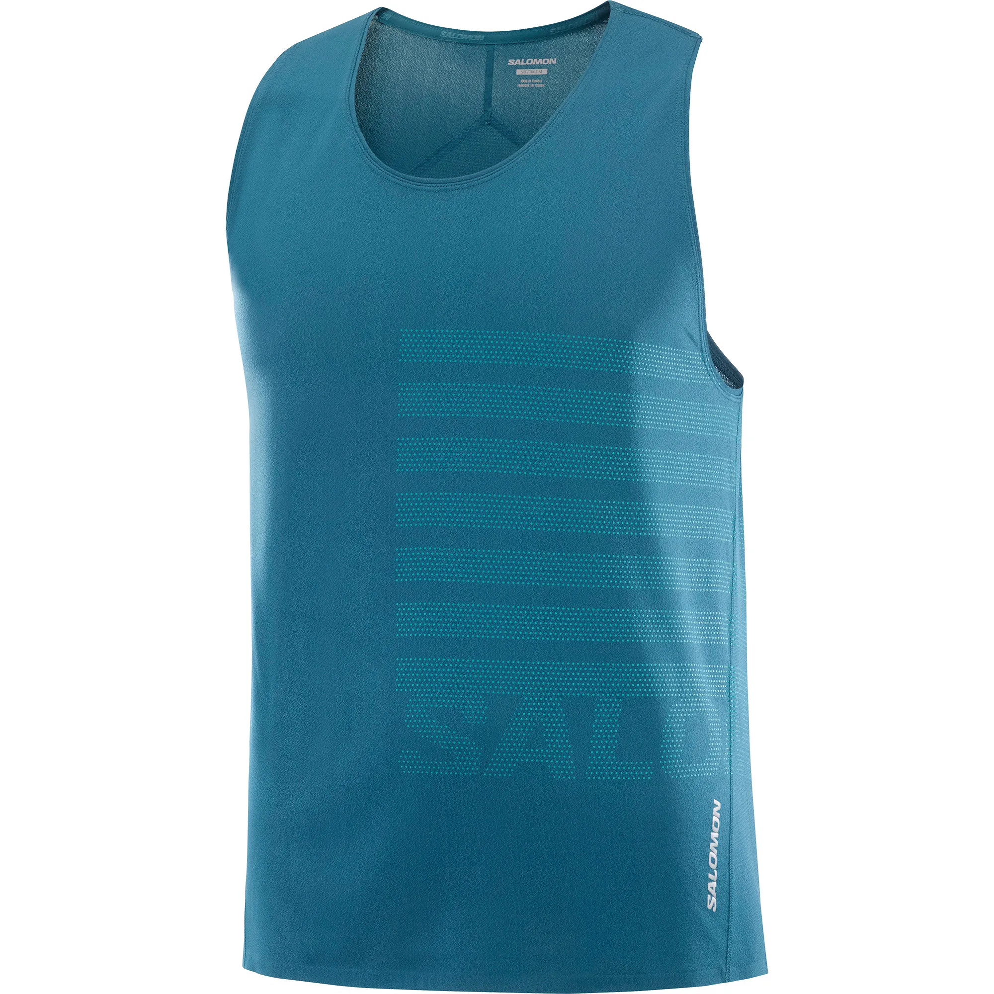 Salomon Men's Sense Aero Graphic Tank Top, Deep Dive