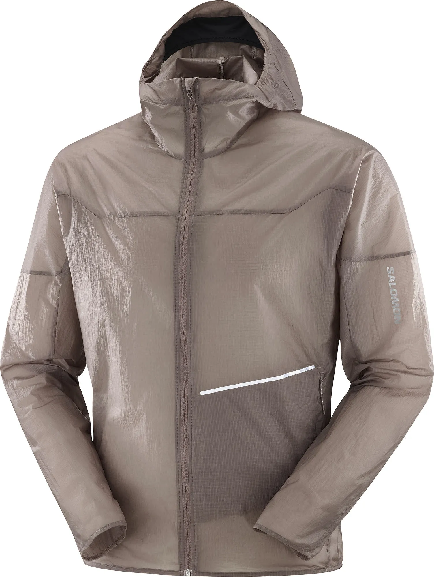 Salomon Men's Sense Aero Wind Jacket, Iron