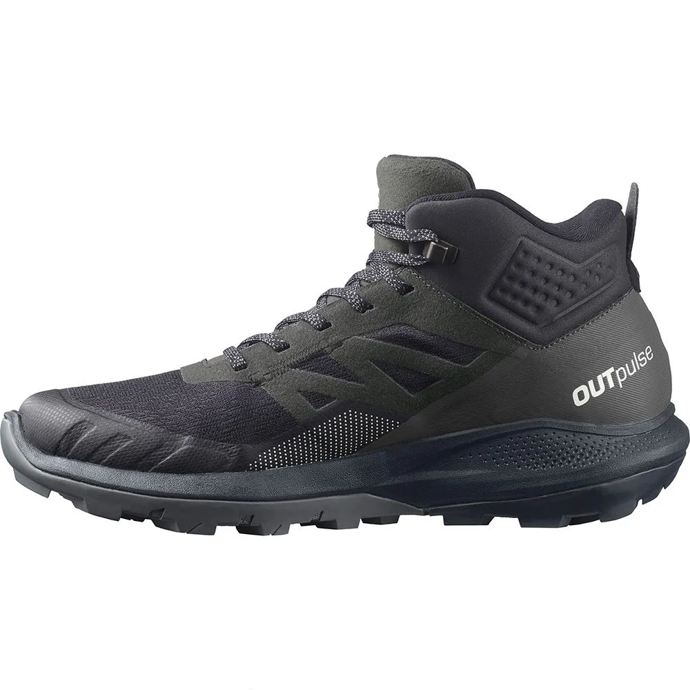 Salomon Outpulse Mid Goretex Vandringskängor, Black / ebony / vanilla ice