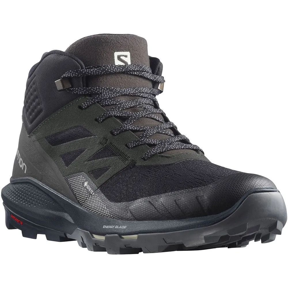 Salomon Outpulse Mid Goretex Vandringskängor, Black / ebony / vanilla ice