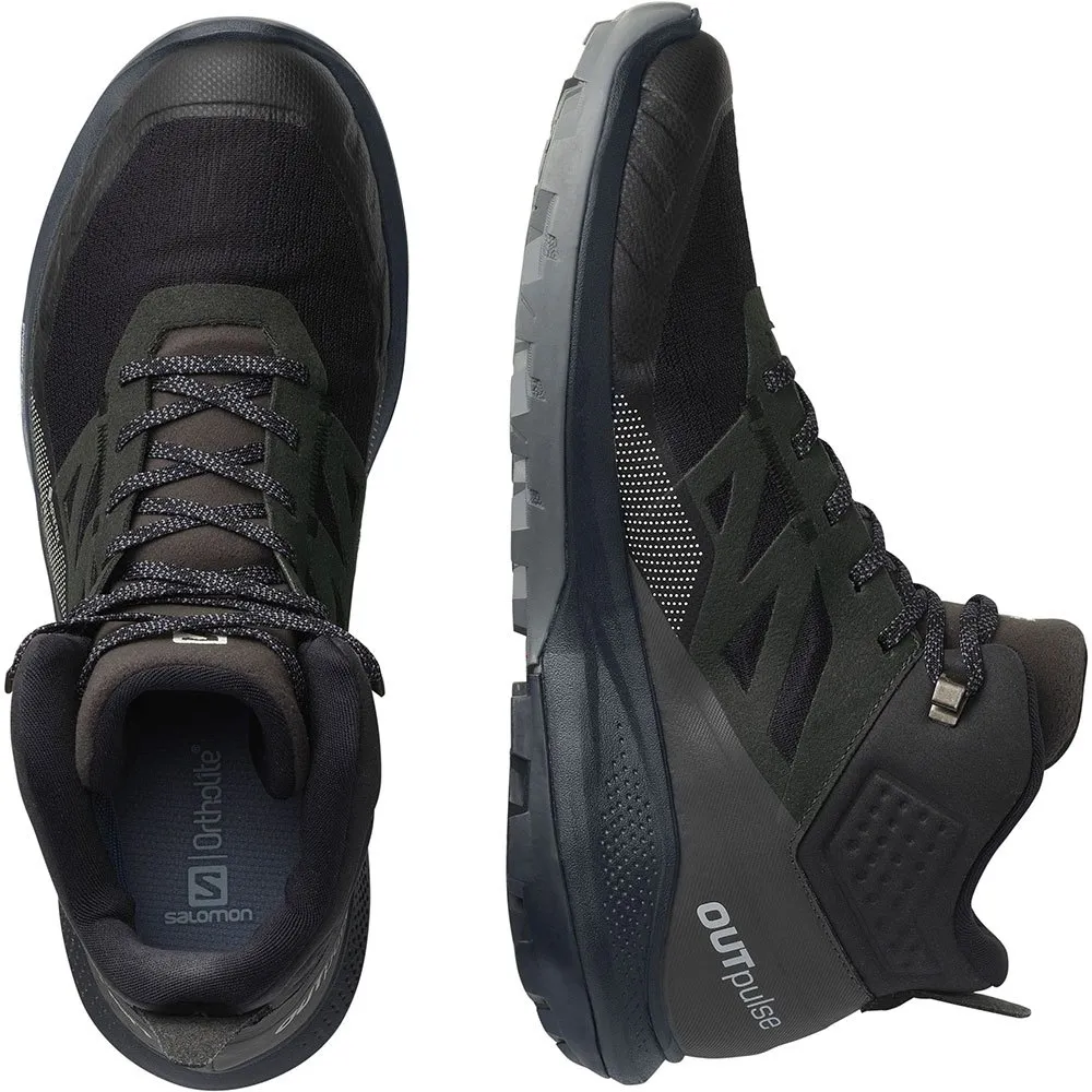 Salomon Outpulse Mid Goretex Vandringskängor, Black / ebony / vanilla ice