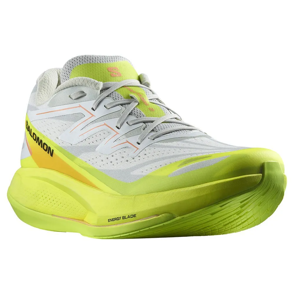Salomon Phantasm 2 Löparskor male, White / safety yellow / metal Salomon Phantasm 2 Löparskor male, White / safety yellow / metal