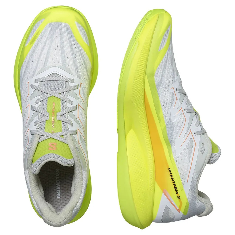 Salomon Phantasm 2 Löparskor male, White / safety yellow / metal Salomon Phantasm 2 Löparskor male, White / safety yellow / metal