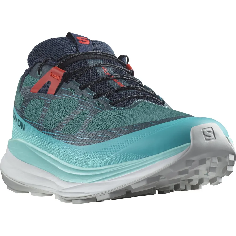 Salomon Ultra Glide 2 Trailskor Refurbished male, Atlantic deep / blue radiance / fiery r Salomon Ultra Glide 2 Trailskor Refurbished male, Atlantic deep / blue radiance / fiery r