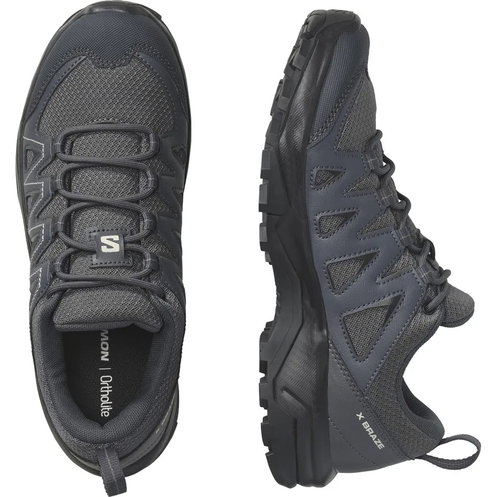Salomon X Braze Vandringsskor, Pewter / ebony / rainy day