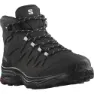 Salomon X-ward Leather Mid Goretex Vandringsskor, Ebony / phantom / black