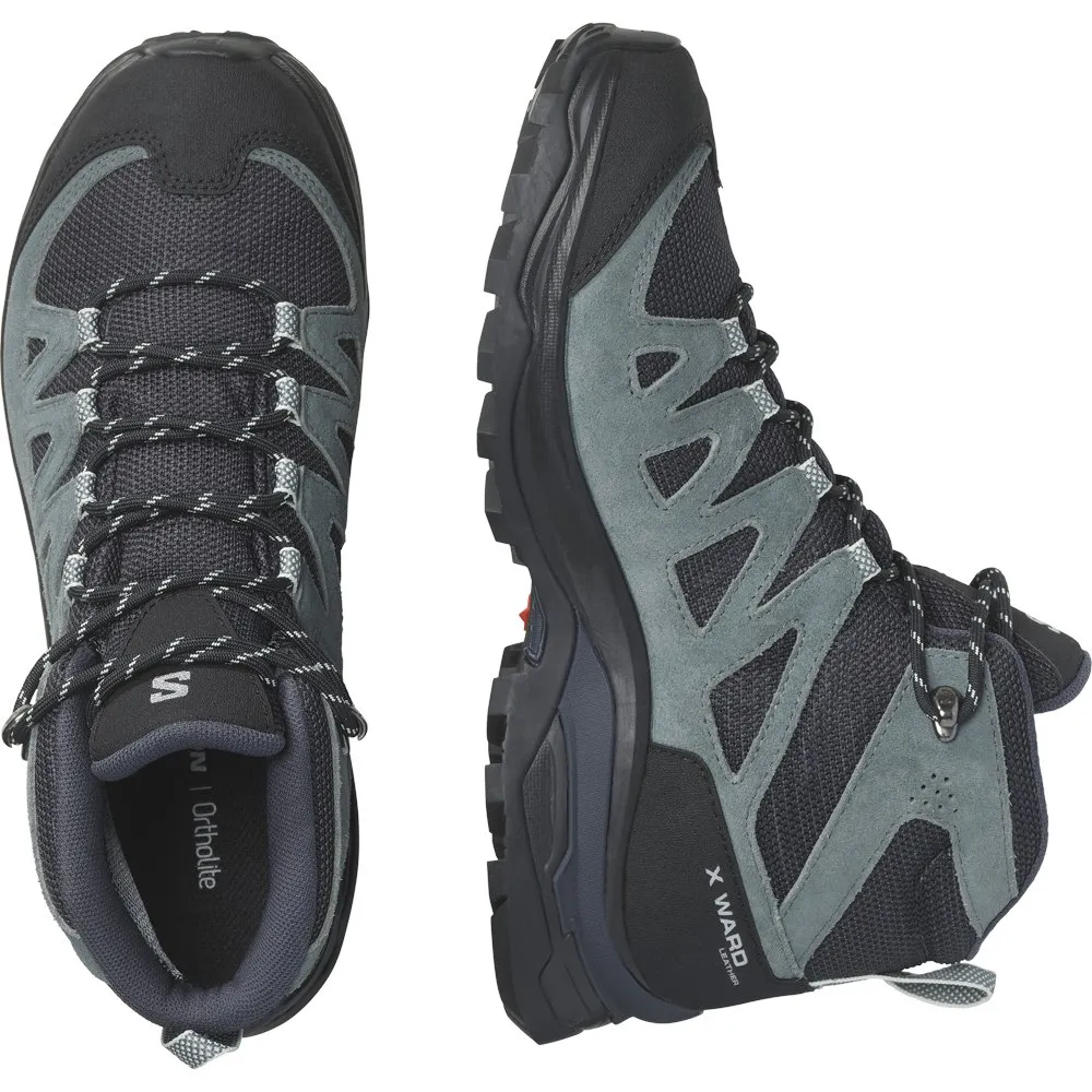 Salomon X-ward Leather Mid Goretex Vandringsskor Salomon X-ward Leather Mid Goretex Vandringsskor
