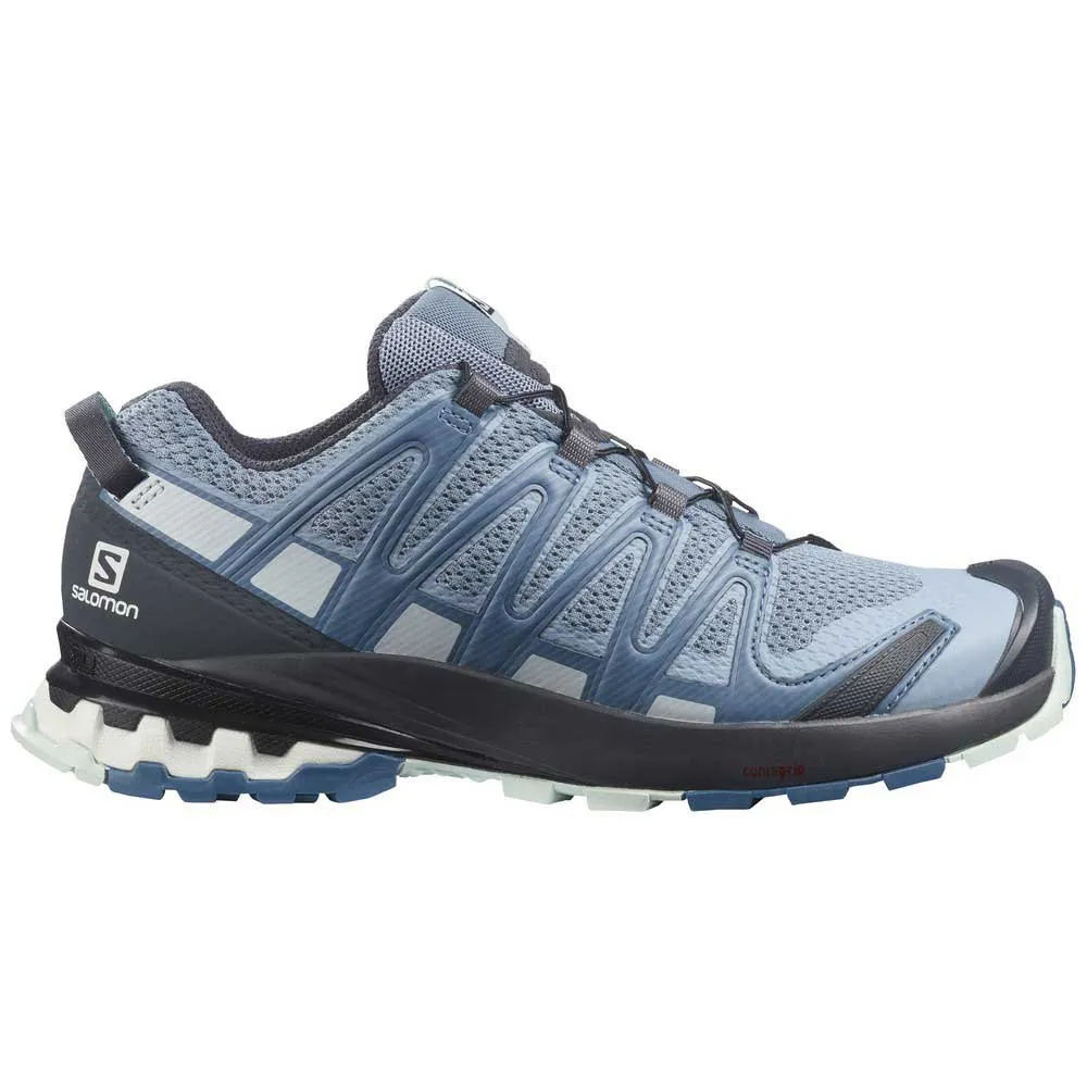 Salomon Xa Pro 3d V8 Trailskor female, Ashley blue / ebony / opal blue