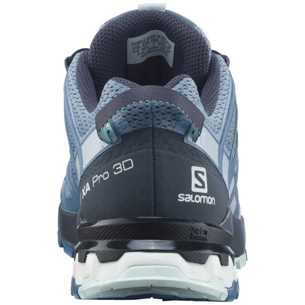 Salomon Xa Pro 3d V8 Trailskor female, Ashley blue / ebony / opal blue