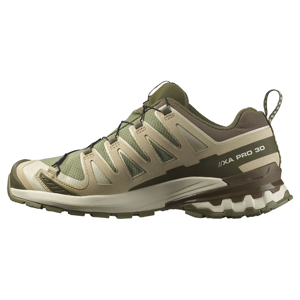 Salomon Xa Pro 3d V9 Goretex Trailskor Refurbished male, Deep lichen green / safari / dark earth