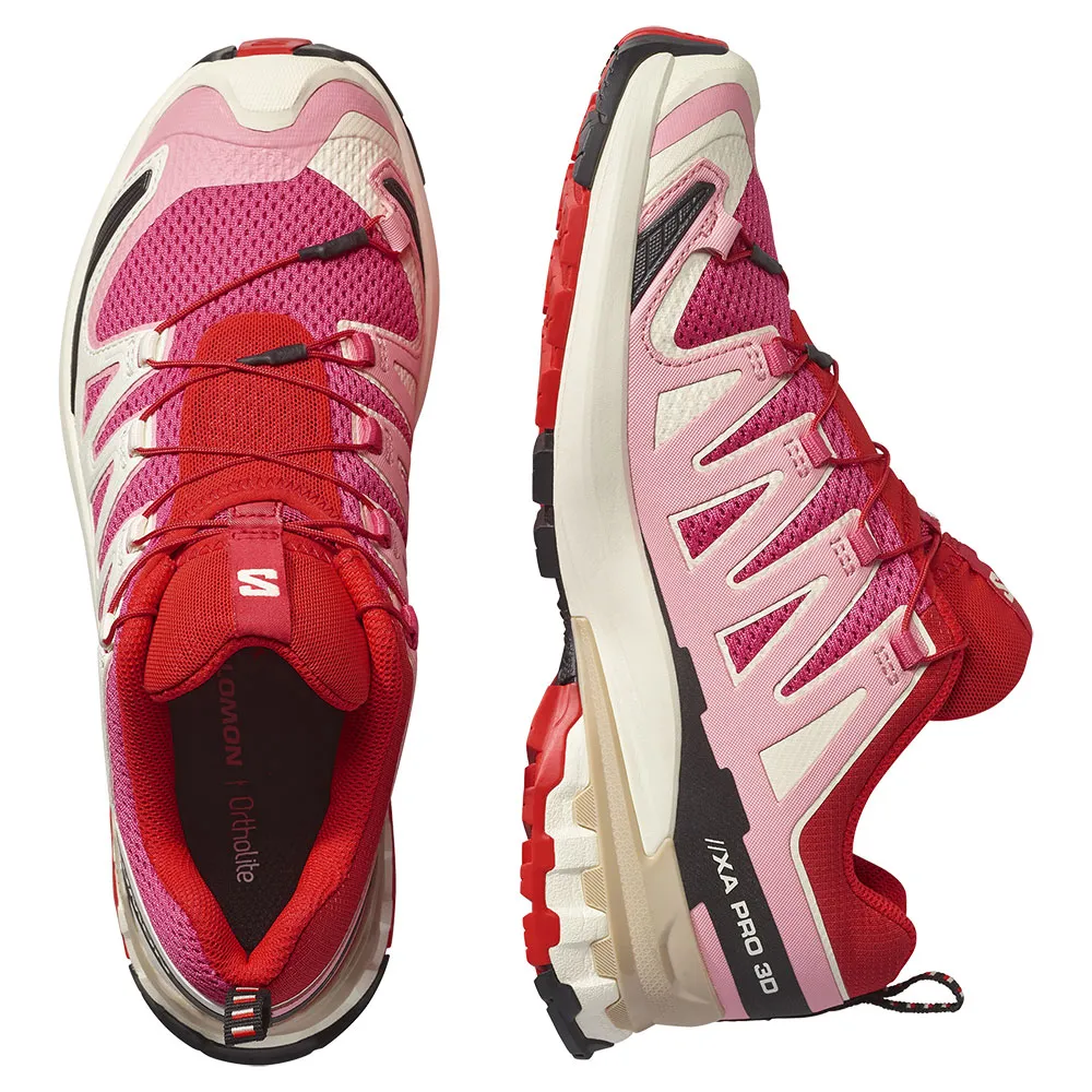 Salomon Xa Pro 3d V9 Trailskor Refurbished female, Rouge red / vanilla ice / fiery red Salomon Xa Pro 3d V9 Trailskor Refurbished female, Rouge red / vanilla ice / fiery red