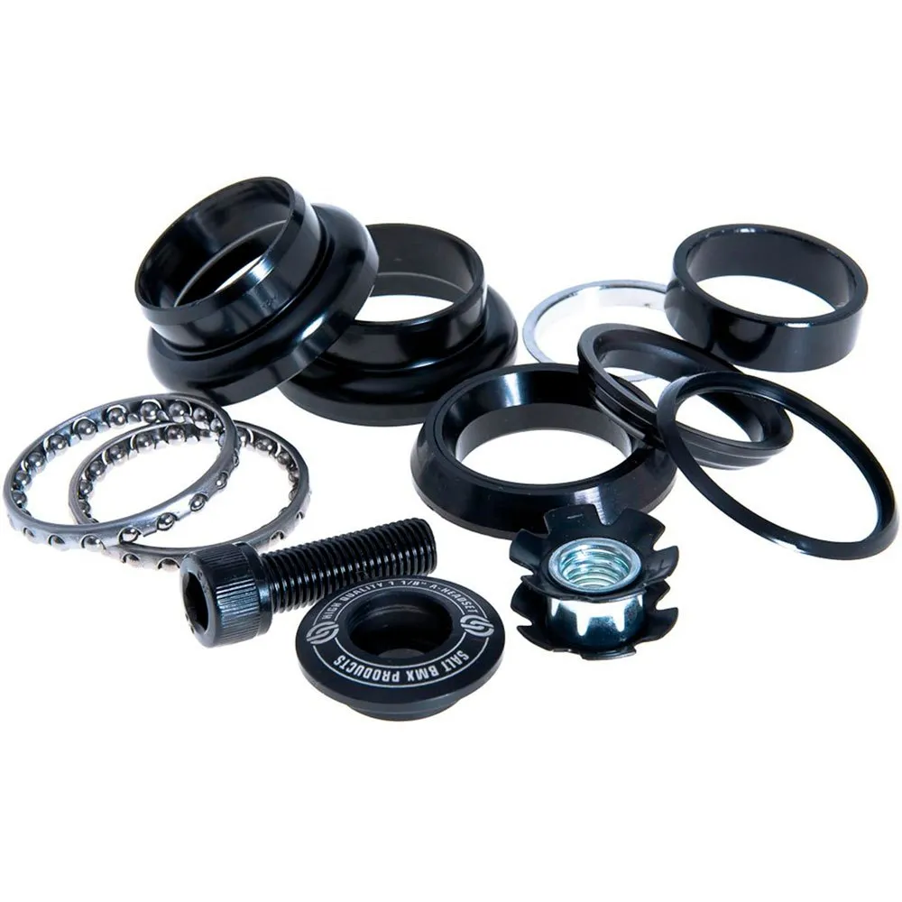 Saltbmx Ahead Semi-integrerat Headset, Black, 1 1/8"