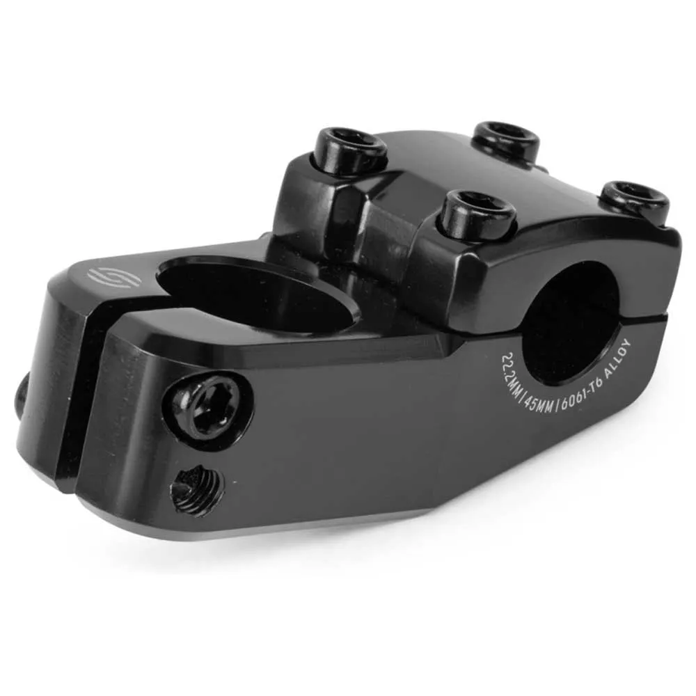 Saltbmx Am V2 Toploader Cykelstyrstam, Black, 45mm, 0º