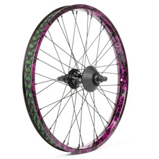 Saltbmx Ex Cassette Lsd 20´´ Bakhjul, Black / purple, 14 x 110mm, 1s