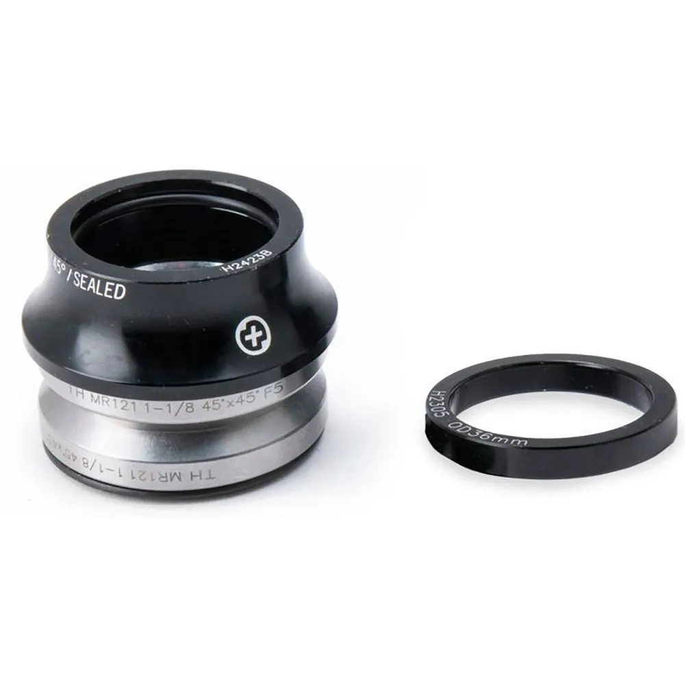 Saltbmx Internal Integrerat Styrlager, Black, 1 1/8"