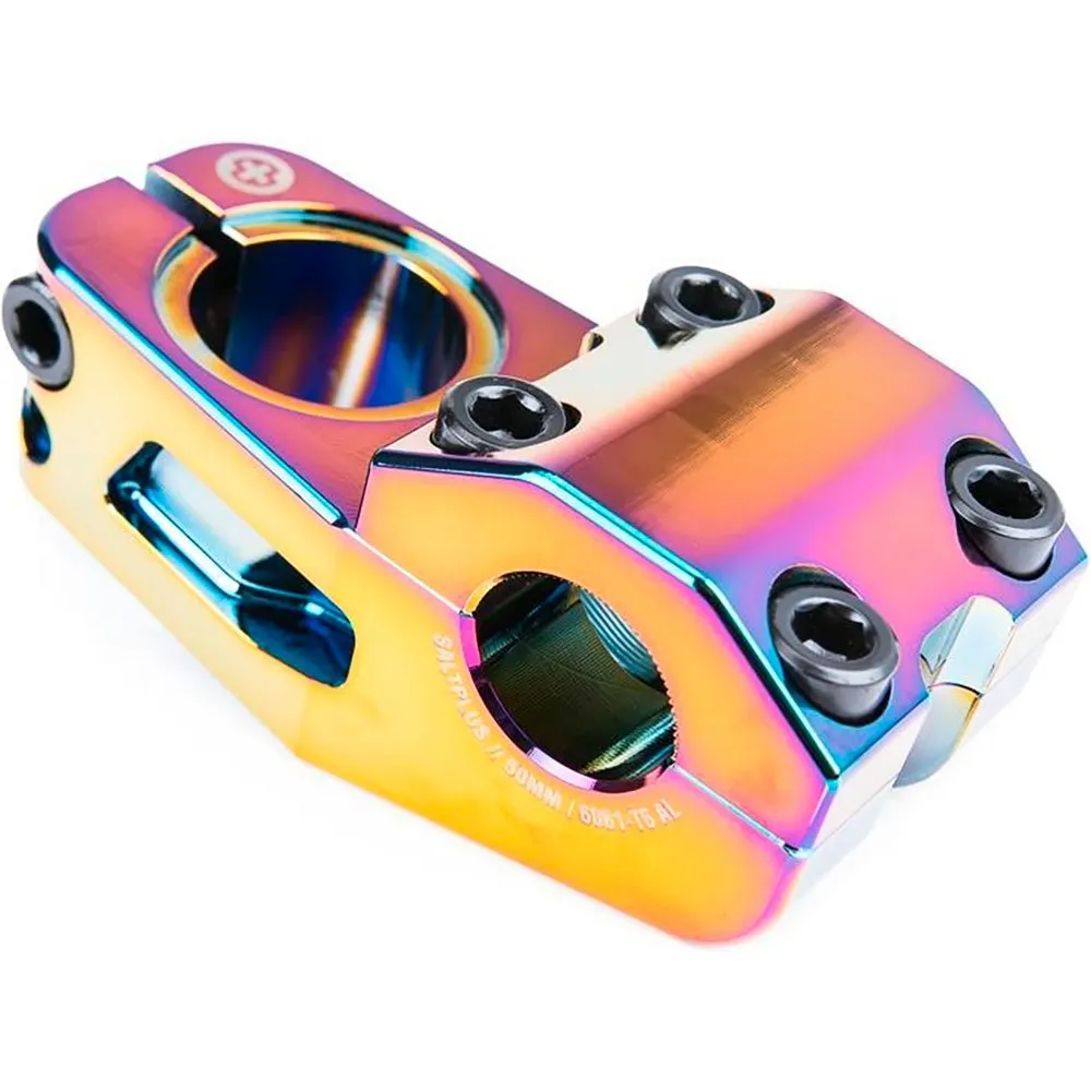 Saltbmx Manta Toploader 31.8 Mm 33 Mm Rise Cykelstyrstam, Oilslick, 50mm, 0º