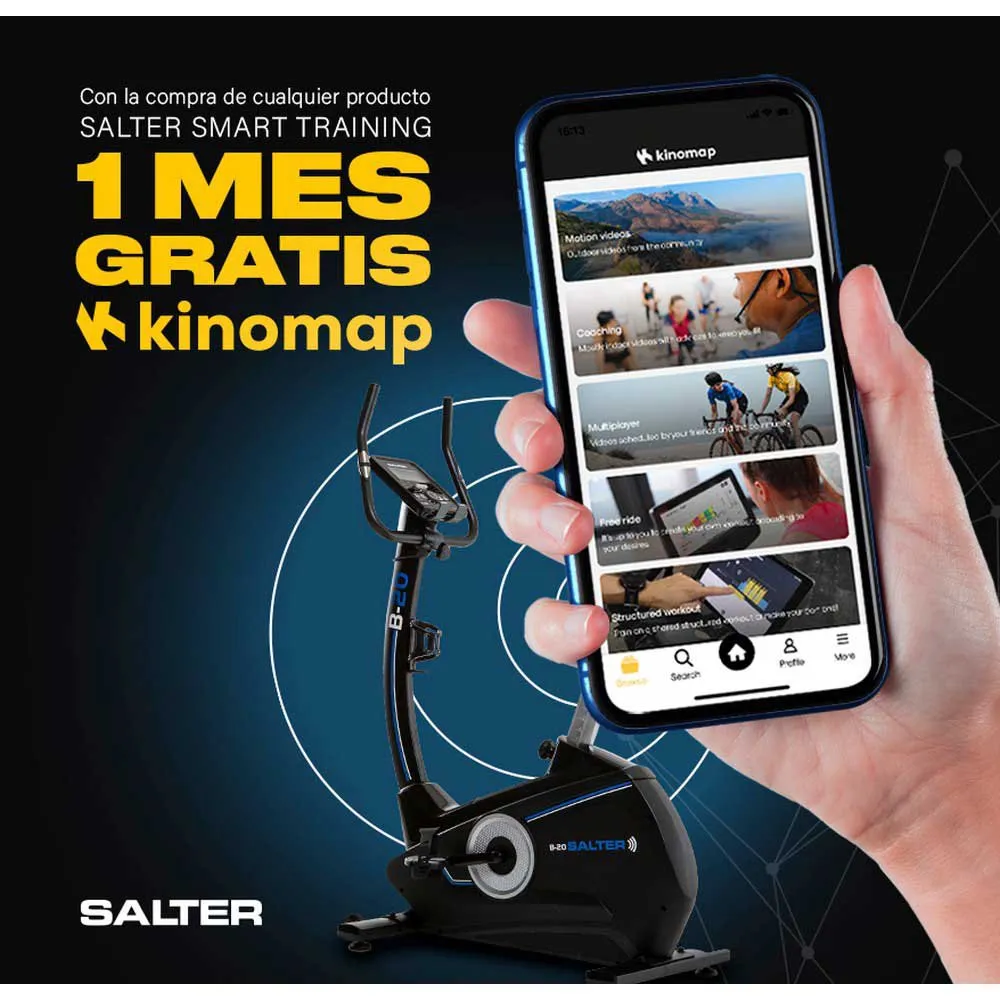 Salter B-20 Motionscykel, Black / Blue, One Size Salter B-20 Motionscykel, Black / Blue, One Size