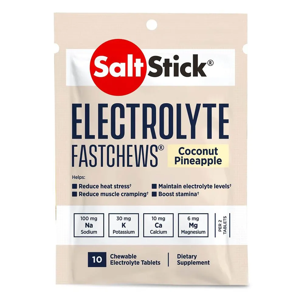 Saltstick Fastchews Box Oconut& Tabletter Ananas 35g 12 Enheter, Multicolor, One Size
