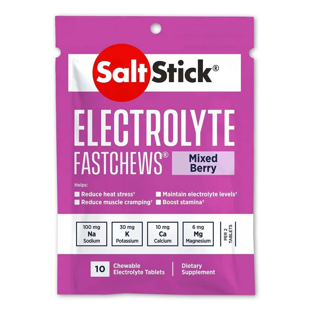 Saltstick Fastchews Tablettask Blandade Bär 35g 12 Enheter, Multicolor, One Size