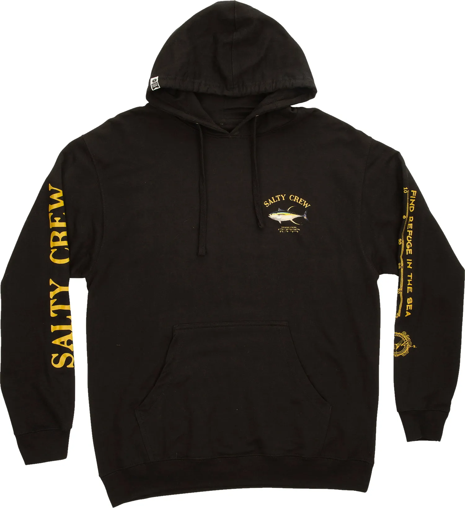 Salty Crew Men's Ahi Mount Fleece, Black