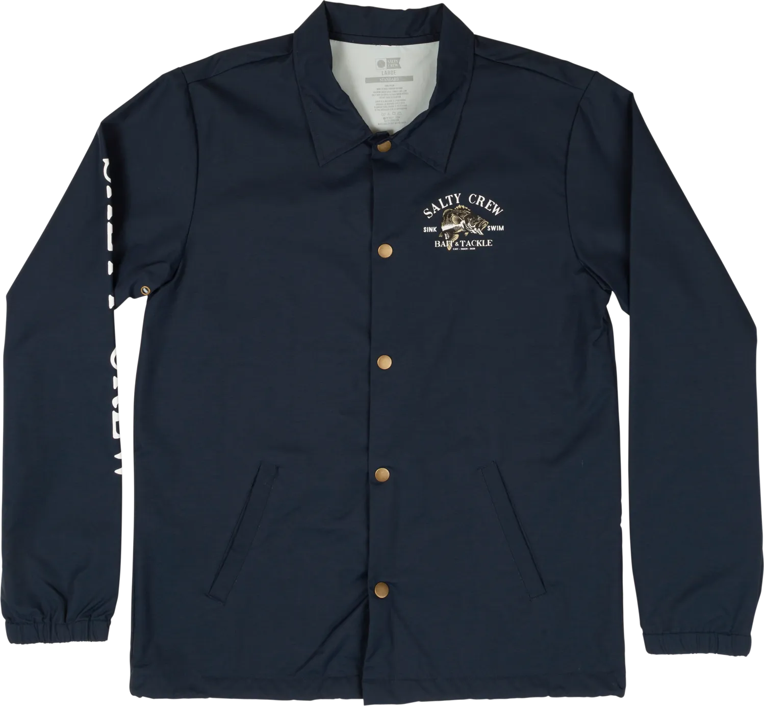 Salty Crew Men's Bass Man Snap Jacket