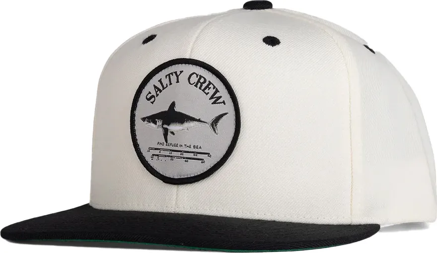 Salty Crew Men's Bruce 6 Panel, Natural/black