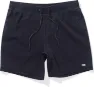 Salty Crew Men's Seadog Volley, Black