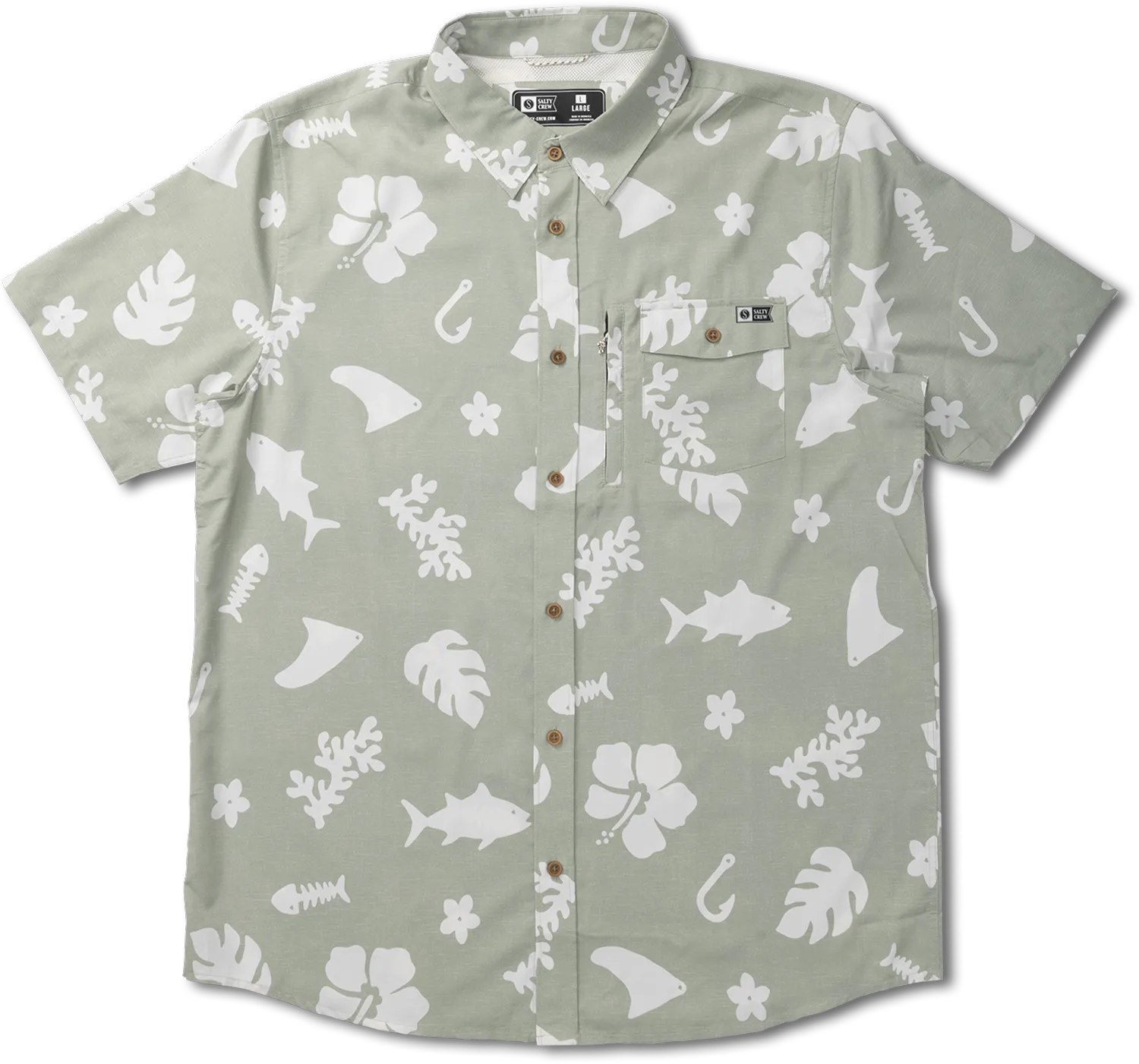 Salty Crew Men's Shoots SS Tech Woven Salty Crew Men's Shoots SS Tech Woven