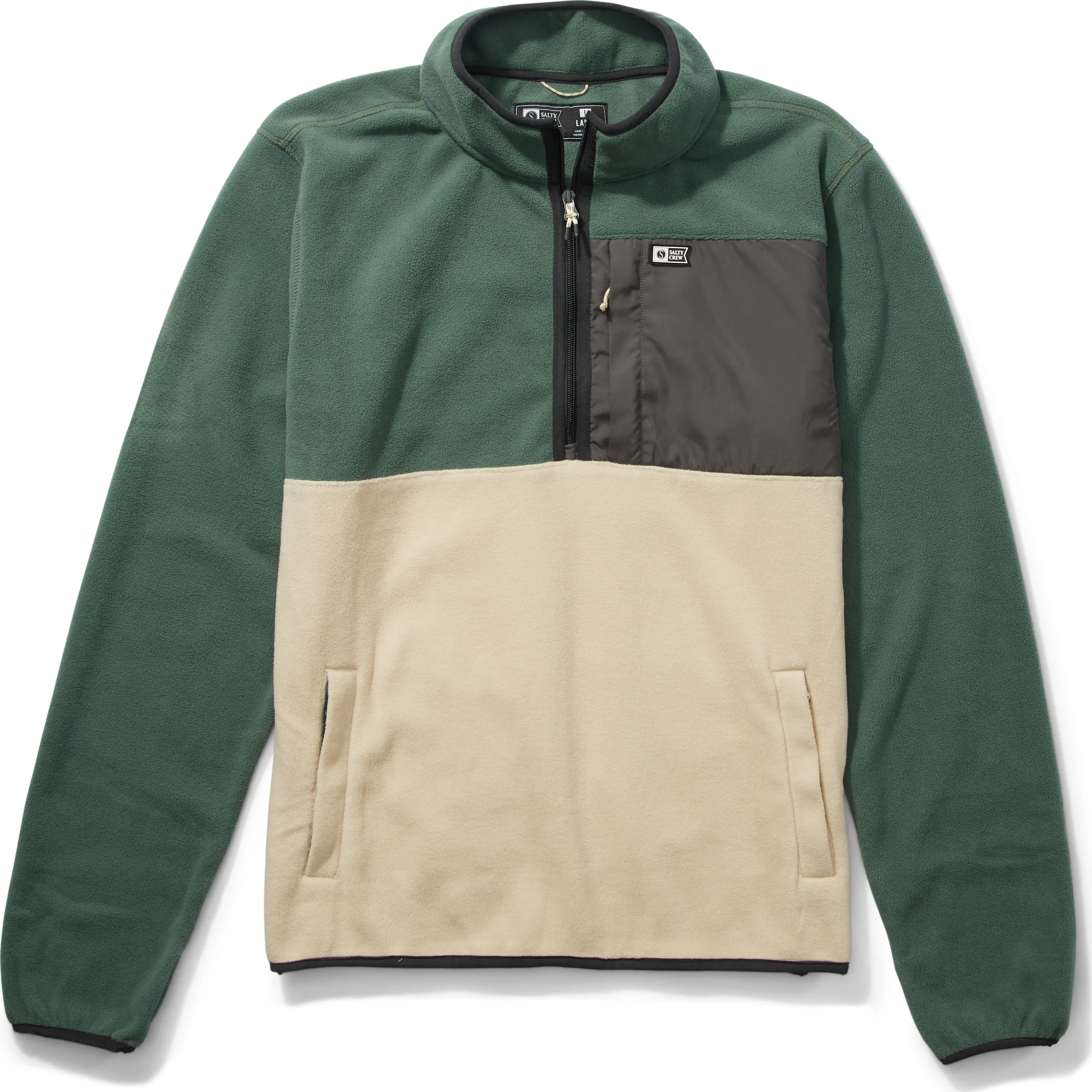 Salty Crew Men's Swellter Polar Fleece Mockneck Salty Crew Men's Swellter Polar Fleece Mockneck