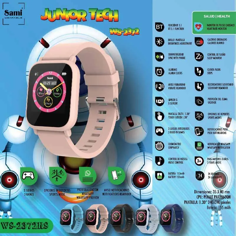 Sami Junior Tech Smartklocka