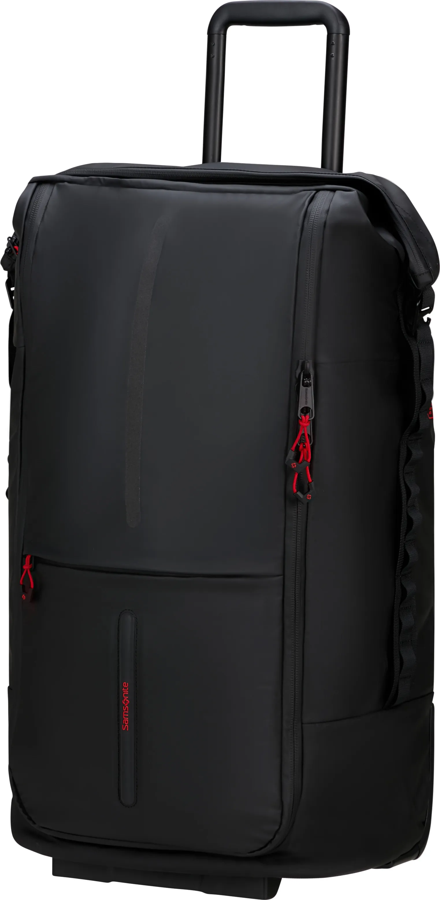 Samsonite Ecodiver Foldable Duffle With Wheels 4-In-1, Black Samsonite Ecodiver Foldable Duffle With Wheels 4-In-1, Black
