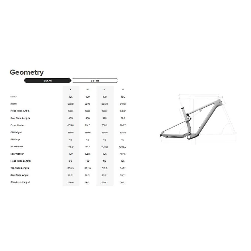 Santa Cruz Blur 4 Xc 29´´ Xt 2022 Mtb Cykel, Dark matter, L