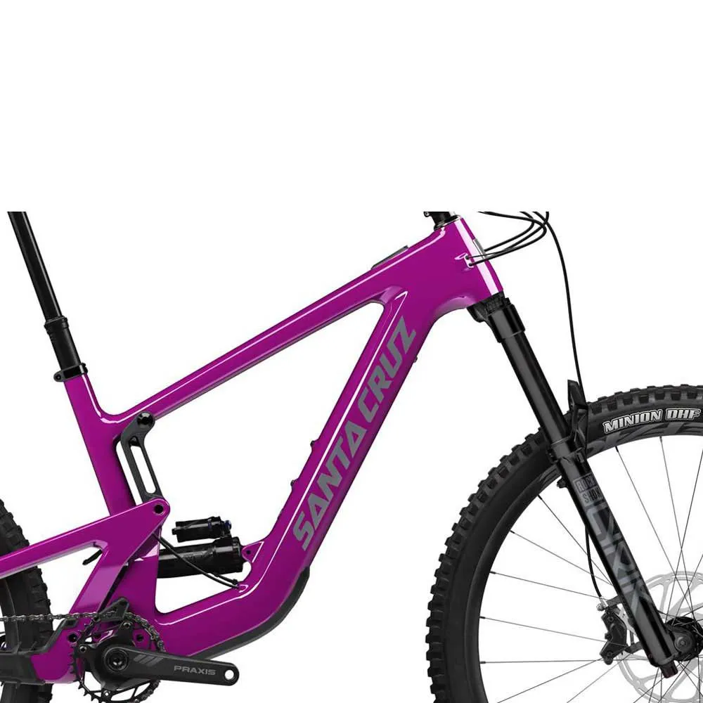 Santa Cruz Heckler Sl 1 C Ride 60 Mx 29/27.5´´ Nx Eagle Elcykel Mtb, Gloss magenta, XL, 430Wh