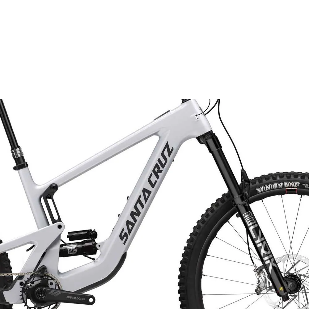 Santa Cruz Heckler Sl 1 Cc Ride 60 Mx 29/27.5´´ X0 Eagle Axs Elcykel Mtb, Matte silver, L, 430Wh