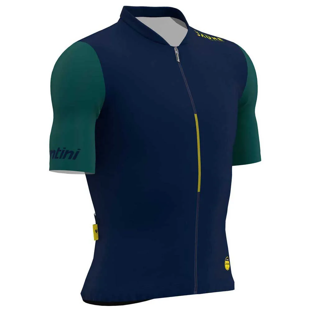 Santini Allez Le Maillot Jaune Korta ärmar Cykeltröja