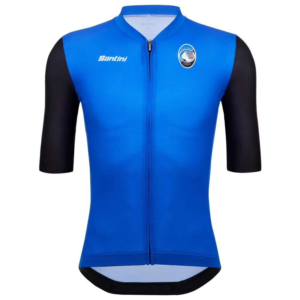 Santini Atalanta Korta ärmar Cykeltröja, Blue / black