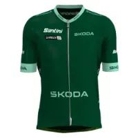 Santini Best Sprinter La Vuelta Official Korta ärmar Cykeltröja