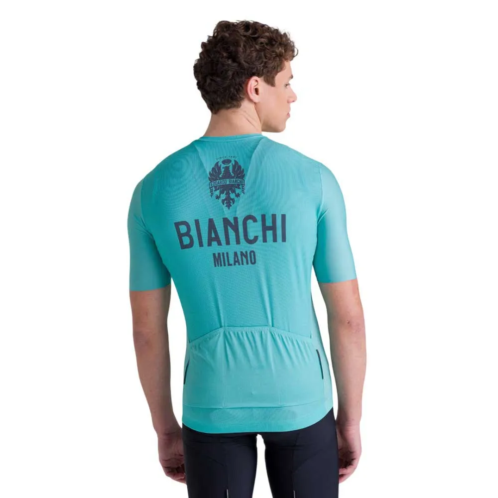 Santini Bianchi Milano Classic 2025 Korta ärmar Cykeltröja Santini Bianchi Milano Classic 2025 Korta ärmar Cykeltröja