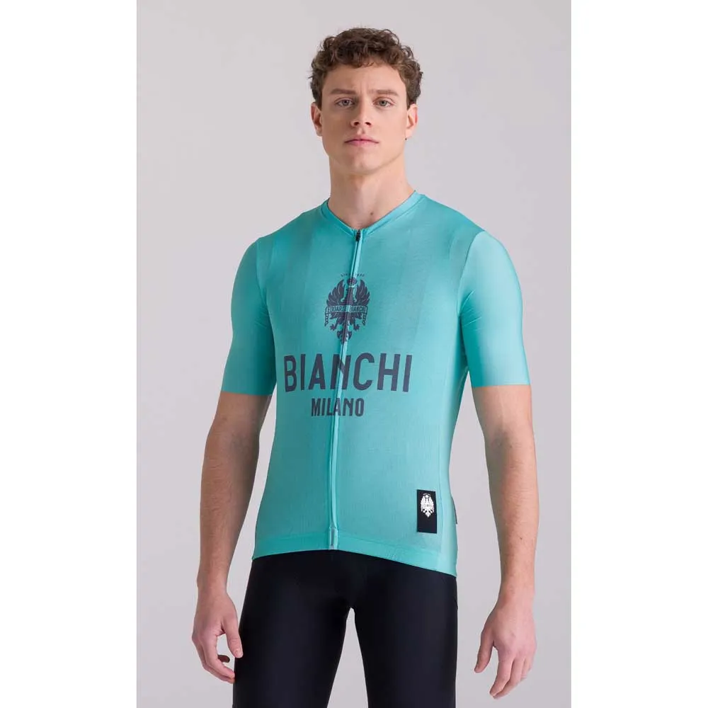 Santini Bianchi Milano Classic 2025 Korta ärmar Cykeltröja Santini Bianchi Milano Classic 2025 Korta ärmar Cykeltröja