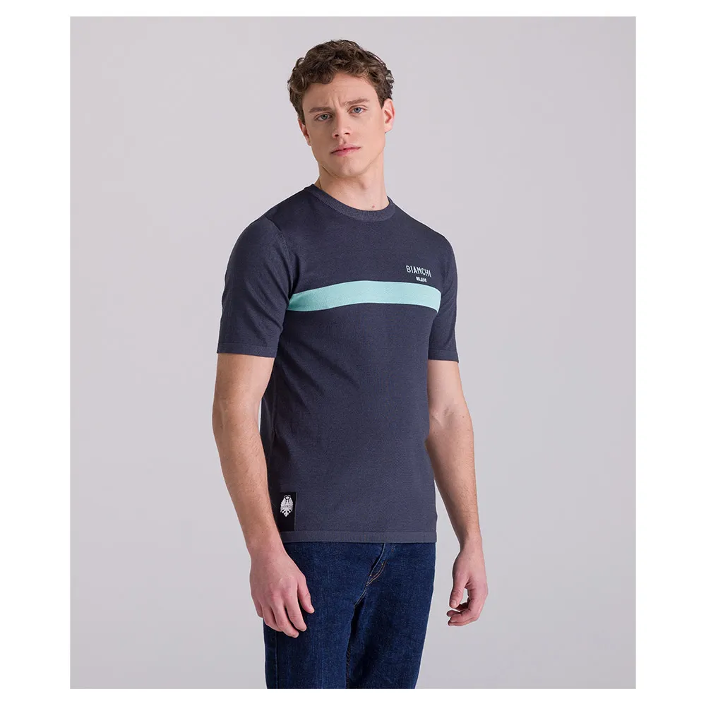 Santini Bianchi Milano Classic 2025 T-shirt Med Korta ärmar Santini Bianchi Milano Classic 2025 T-shirt Med Korta ärmar