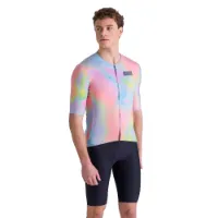 Santini Bianchi Milano Pop 2025 Korta ärmar Cykeltröja