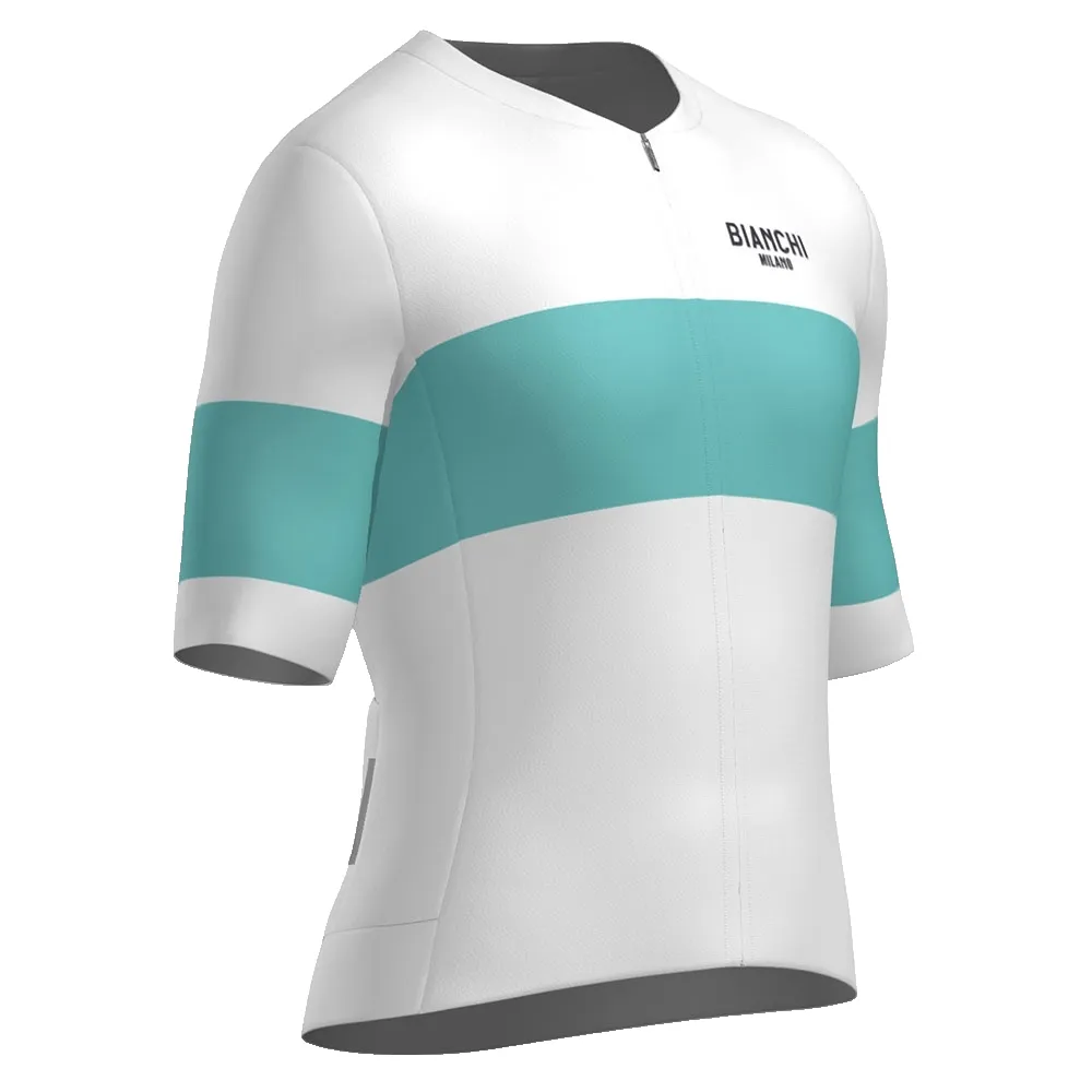 Santini Bianchi Milano Race 2025 Korta ärmar Cykeltröja Santini Bianchi Milano Race 2025 Korta ärmar Cykeltröja