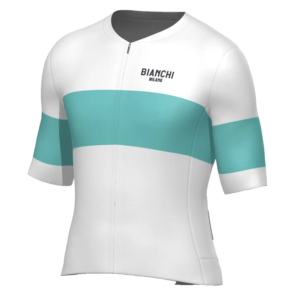 Santini Bianchi Milano Race 2025 Korta ärmar Cykeltröja Santini Bianchi Milano Race 2025 Korta ärmar Cykeltröja