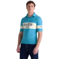 Santini Bianchi Milano Retro 2025 Kortärmad Polotröja