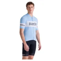 Santini Bianchi Retro 2025 Korta ärmar Cykeltröja