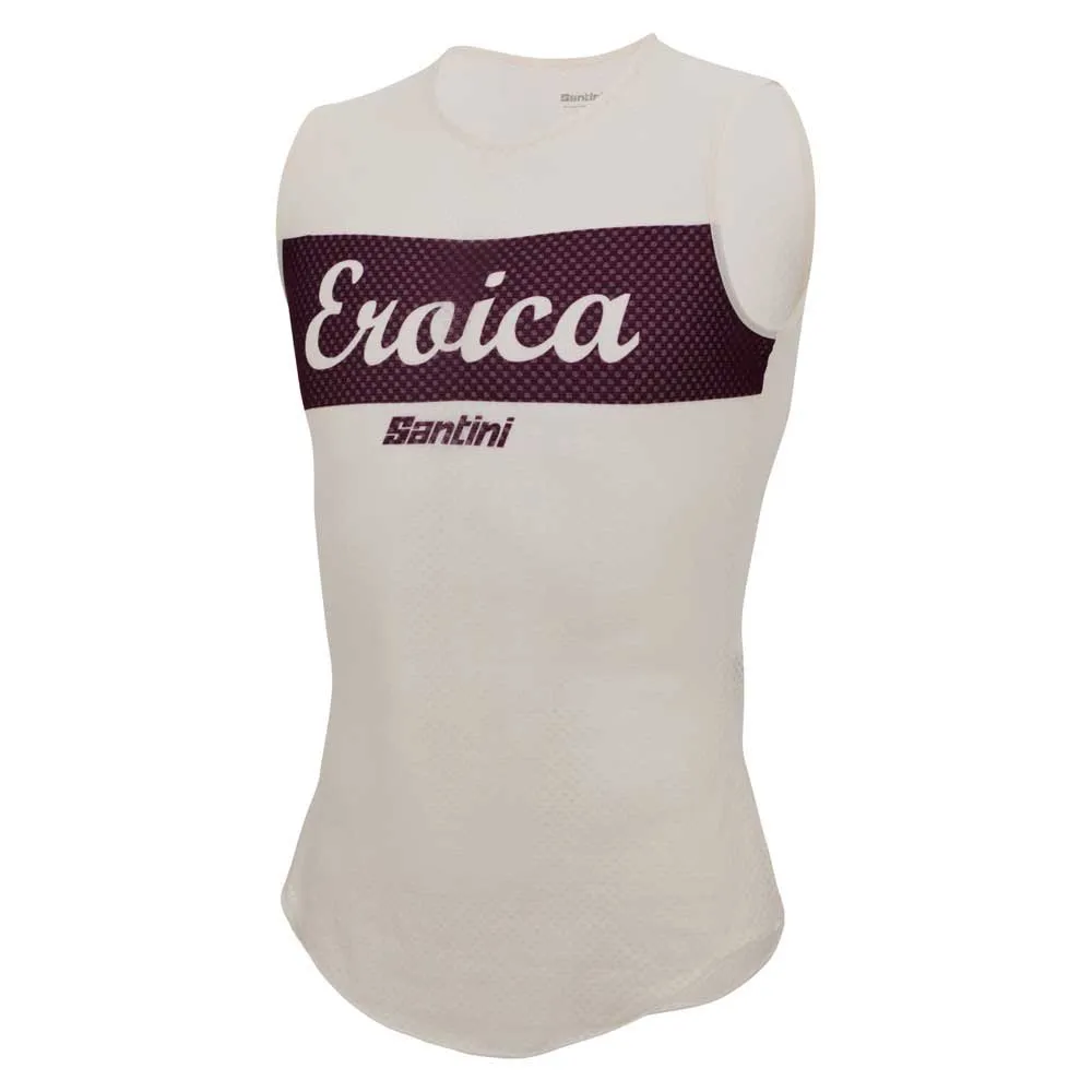 Santini Brina ärmlös T-shirt, White Santini Brina ärmlös T-shirt, White