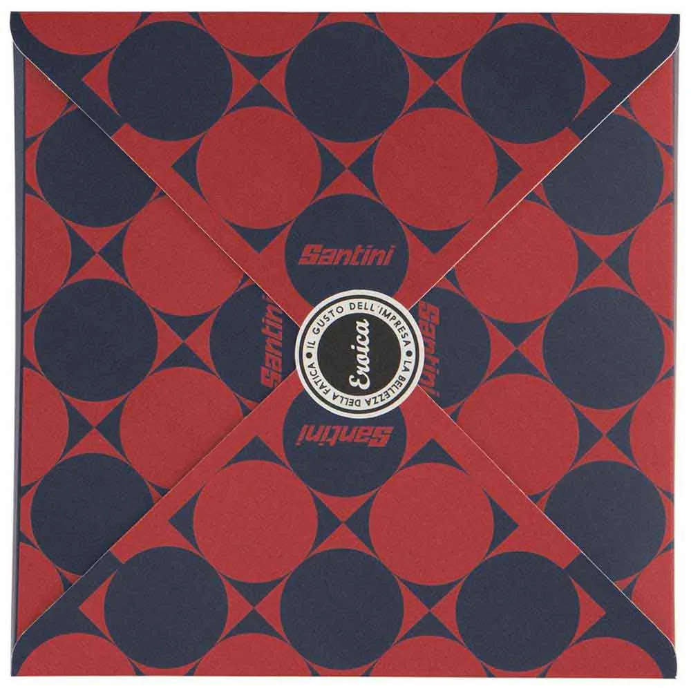 Santini Eroica Arte Halsvärmare, Red