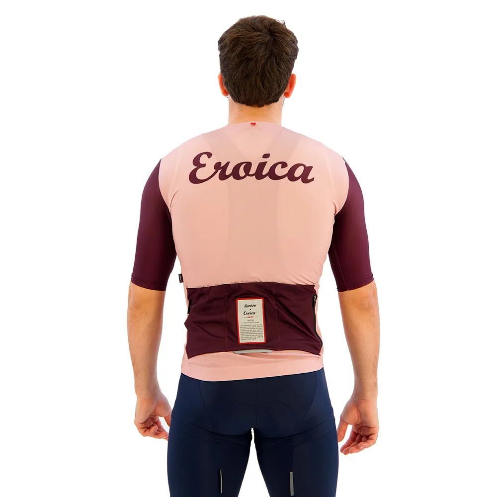 Santini Eroica Borgo Korta ärmar Cykeltröja Santini Eroica Borgo Korta ärmar Cykeltröja