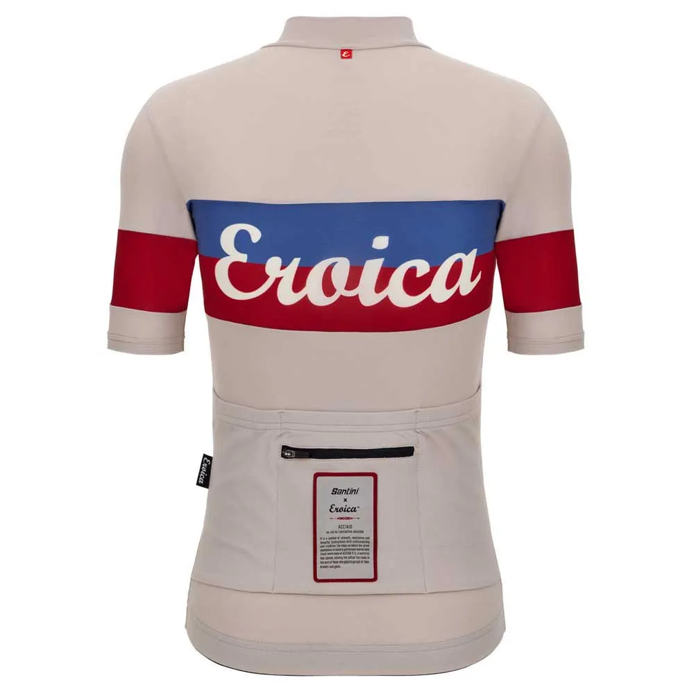 Santini Eroica Official Korta ärmar Cykeltröja Santini Eroica Official Korta ärmar Cykeltröja
