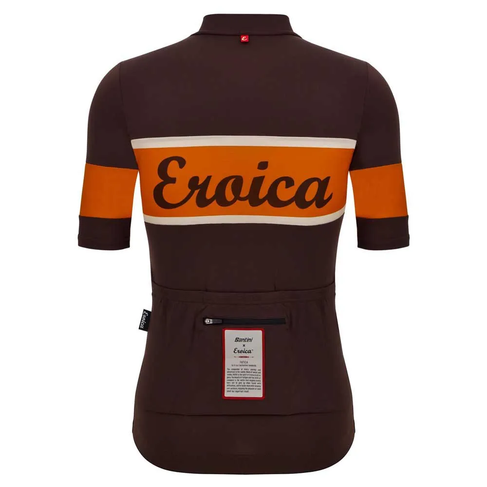 Santini Eroica Official Korta ärmar Cykeltröja Santini Eroica Official Korta ärmar Cykeltröja